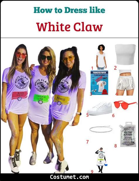 white claw costume|costume claws for clothes.